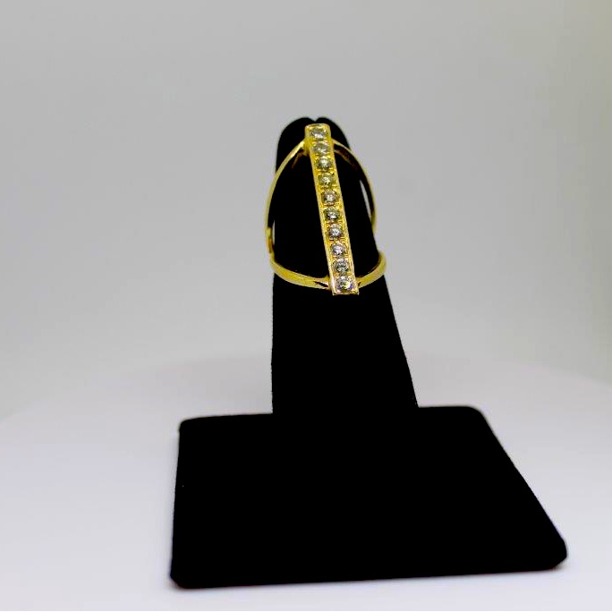 14k Yellow Gold With 1 Ct Diamonds